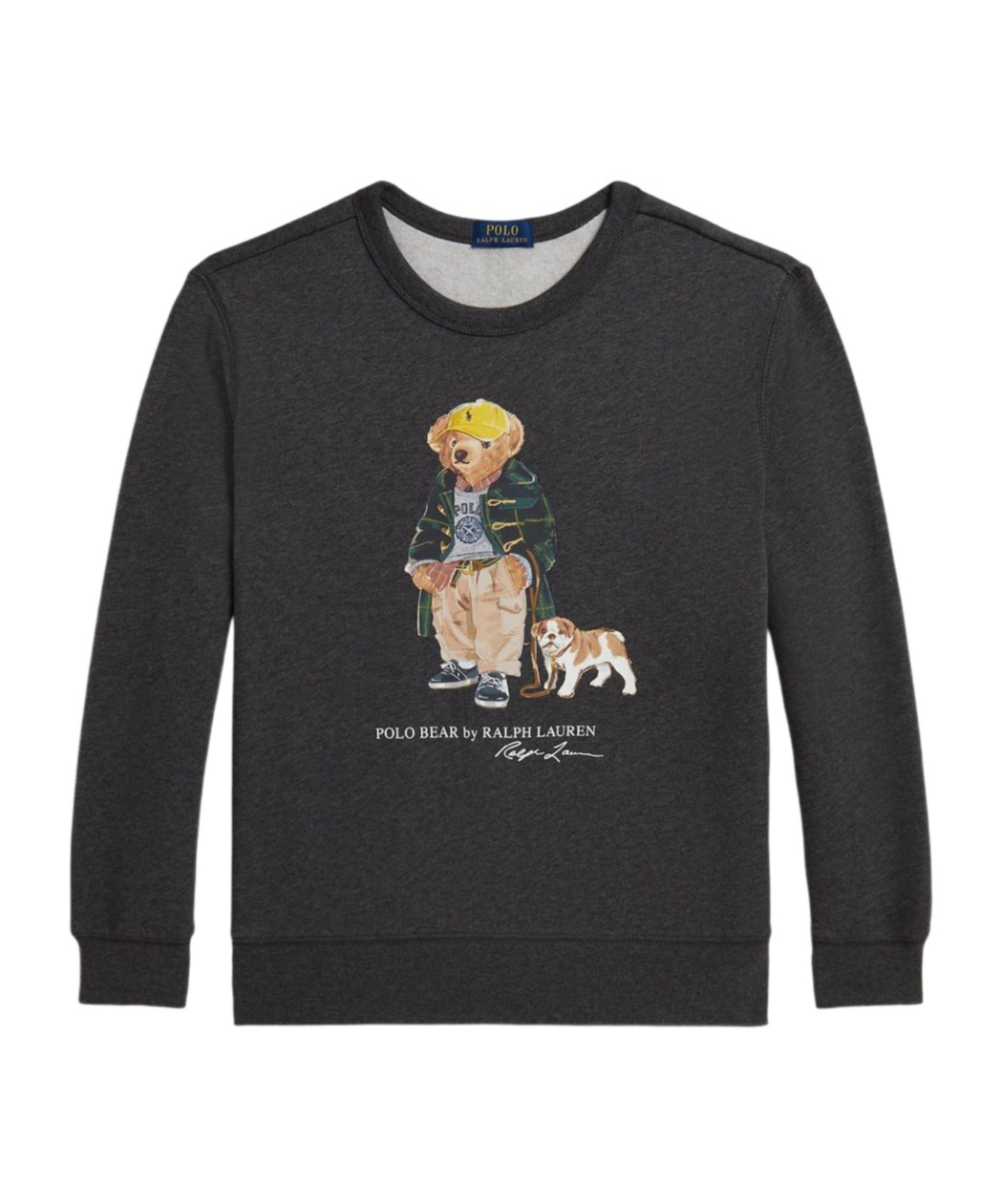 Polo Ralph Lauren Kids Polo Bear Crewneck Sweatshirt In Black