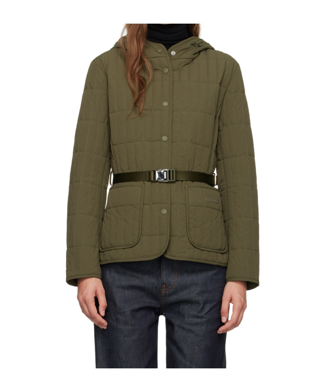 Mackage Raja Long-sleeved Down Jacket In Green