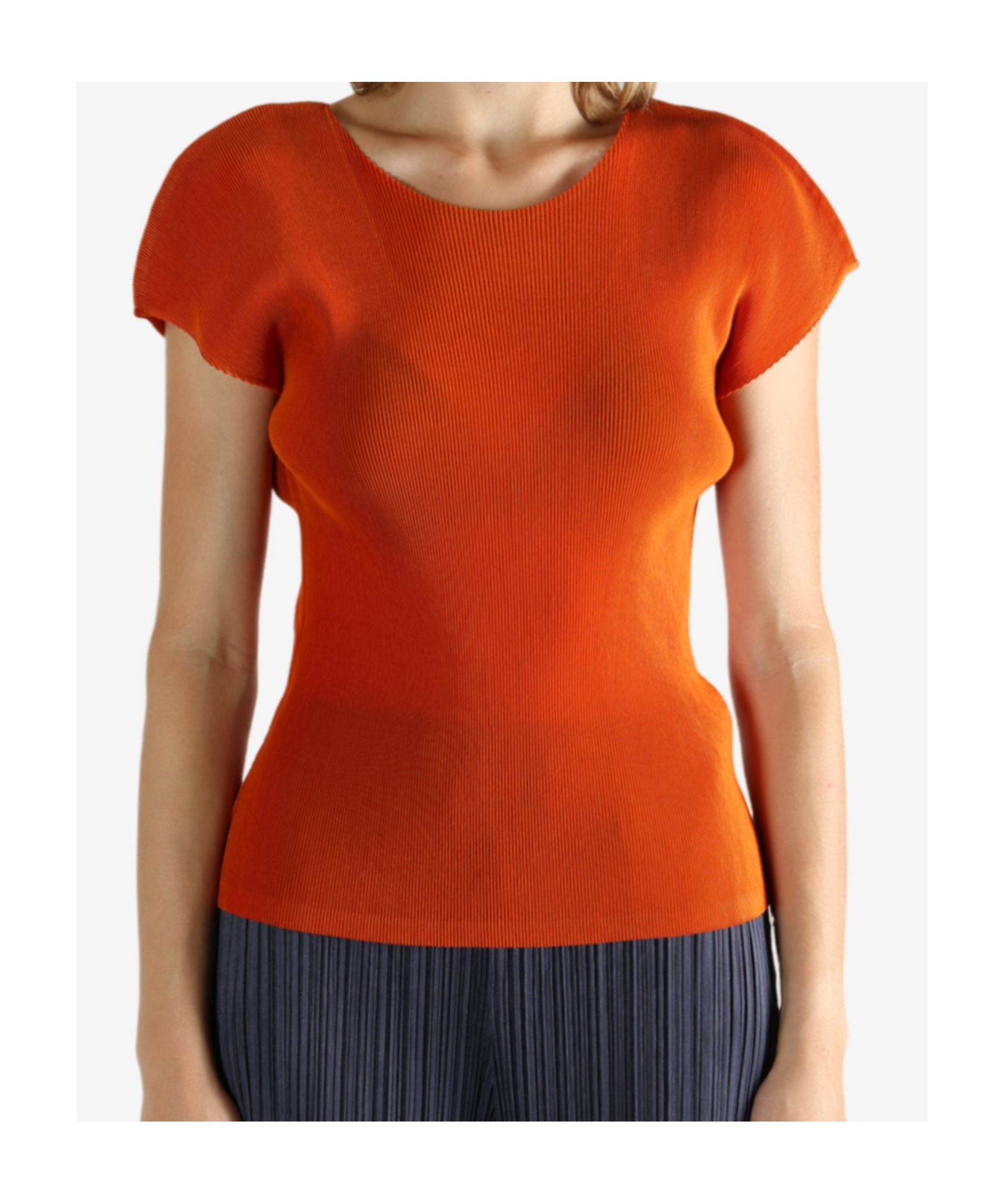 Issey Miyake Pleats Please In Orange