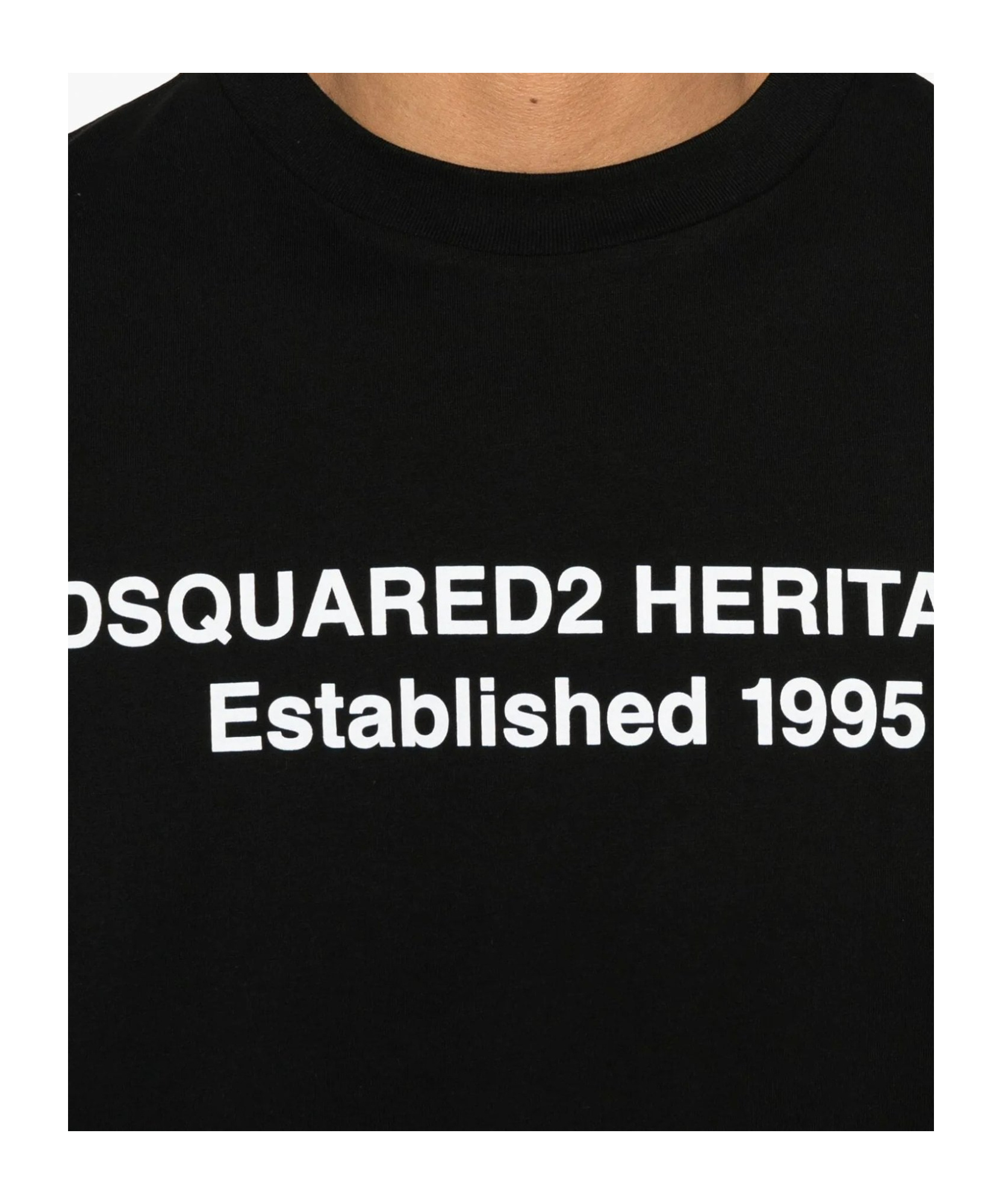 Dsquared2 Short-sleeved T-shirt In Black