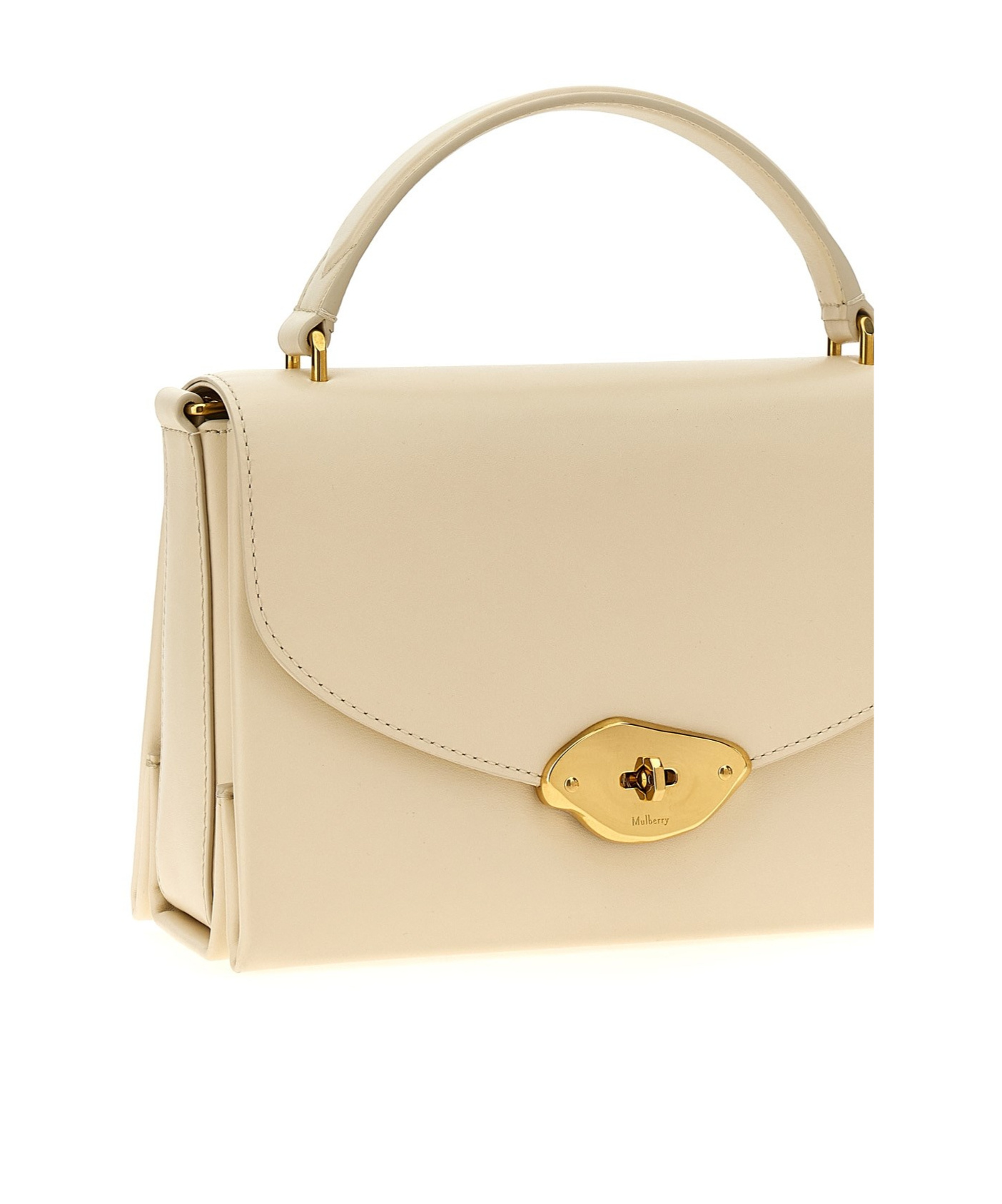 Mulberry "lana Top Handle" Handbag In Nude