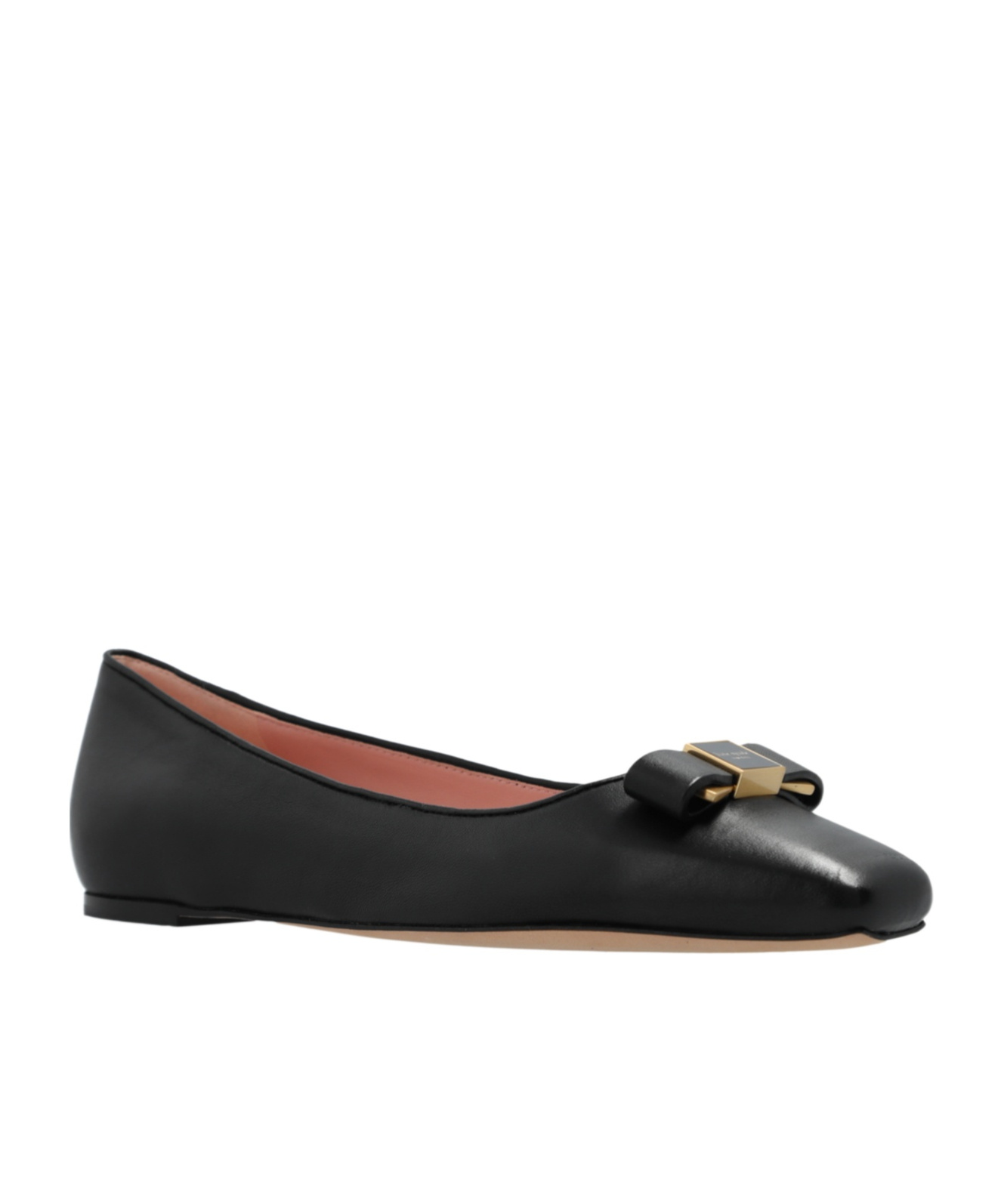 Shop Kate Spade Bowdie Ballet Flats In Black