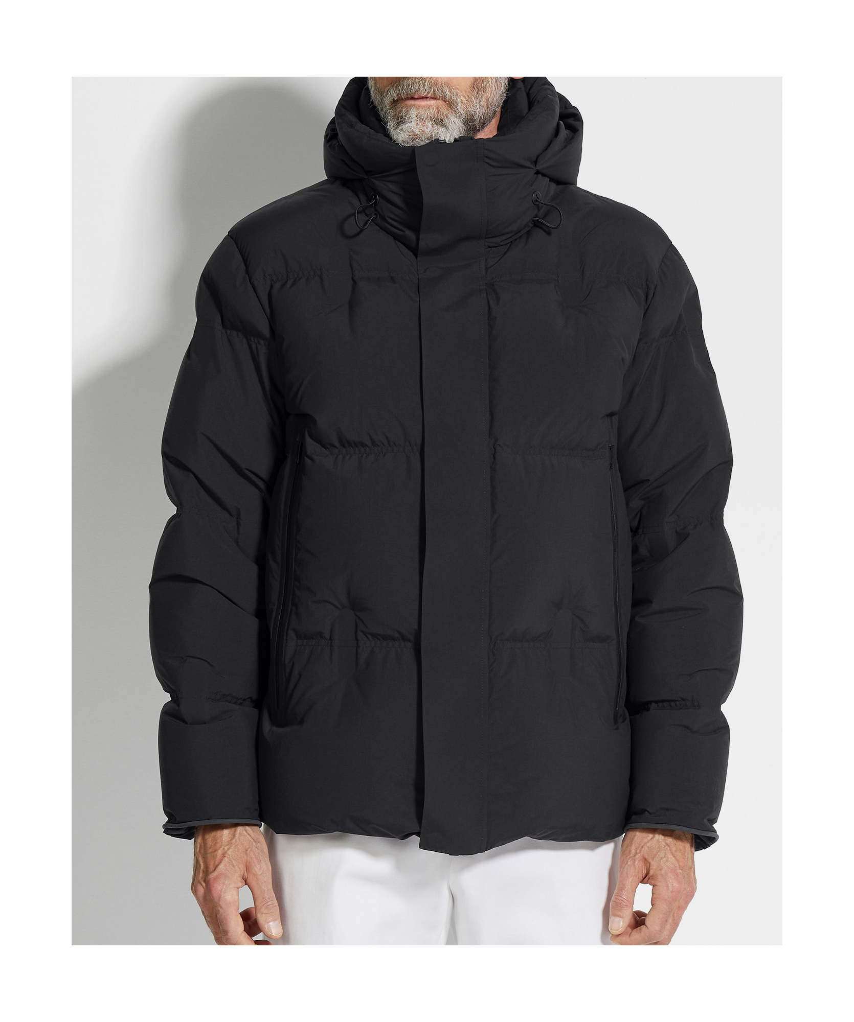 ZEGNA ZEGNA HOODED DOWN JACKET