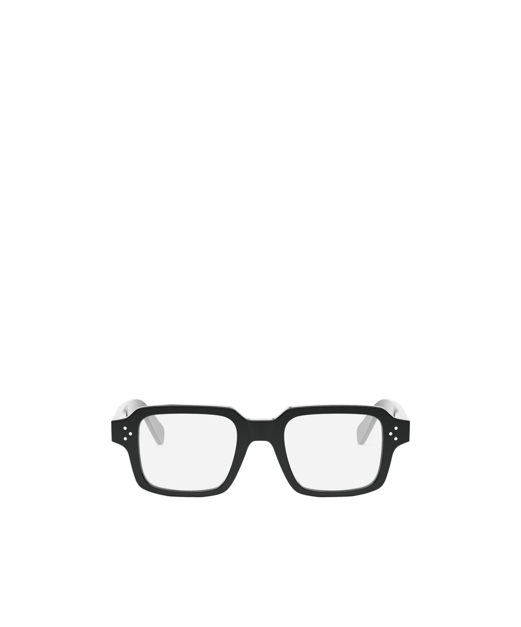 Celine Geometric Frame Flat Mirror In Black