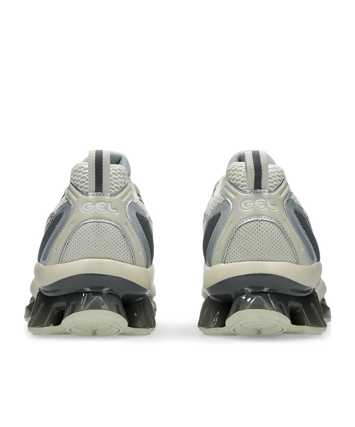 Asics Multicolor Mesh And Rubber Gel Quantum Kinetic Sneakers In Gray