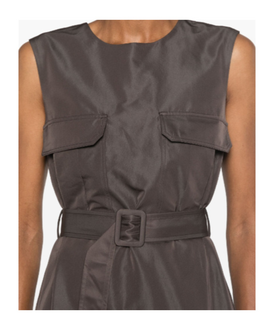P.A.R.O.S.H SLEEVELESS BELTED TOP 