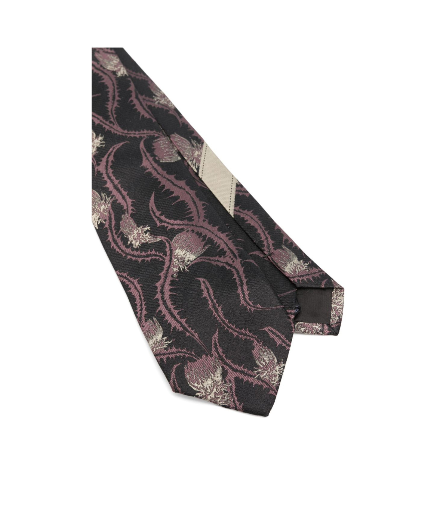Dries Van Noten Printed Silk Tie
