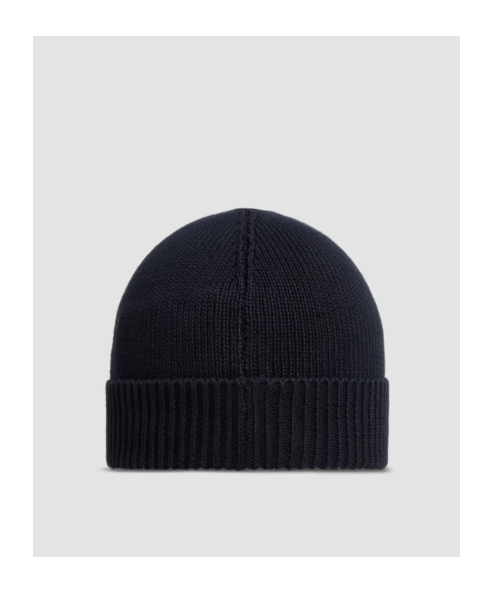 Moncler Cotton Rimless Cap In Black
