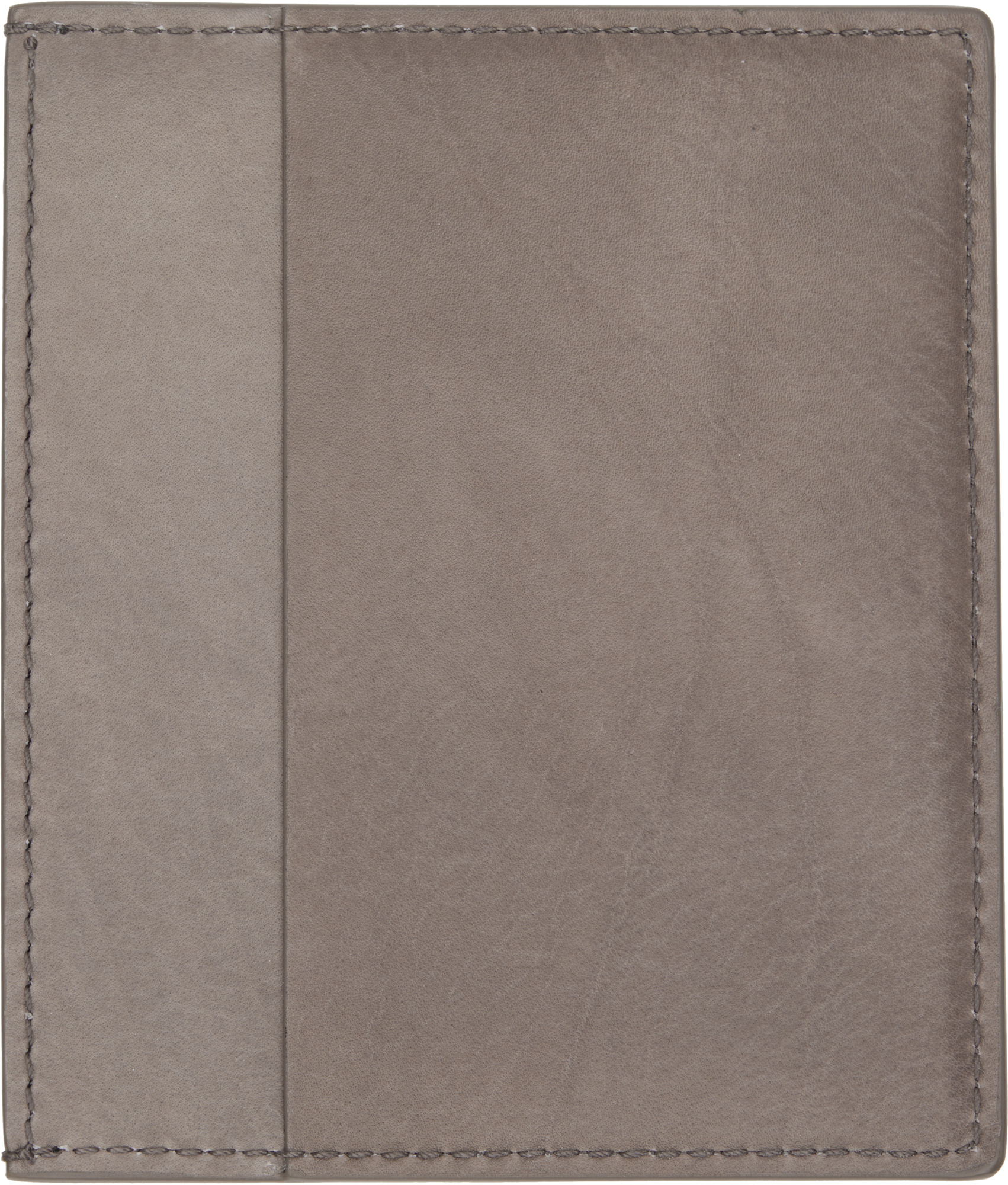 Rick Owens Gray Concordians Square Card Holder In Gray