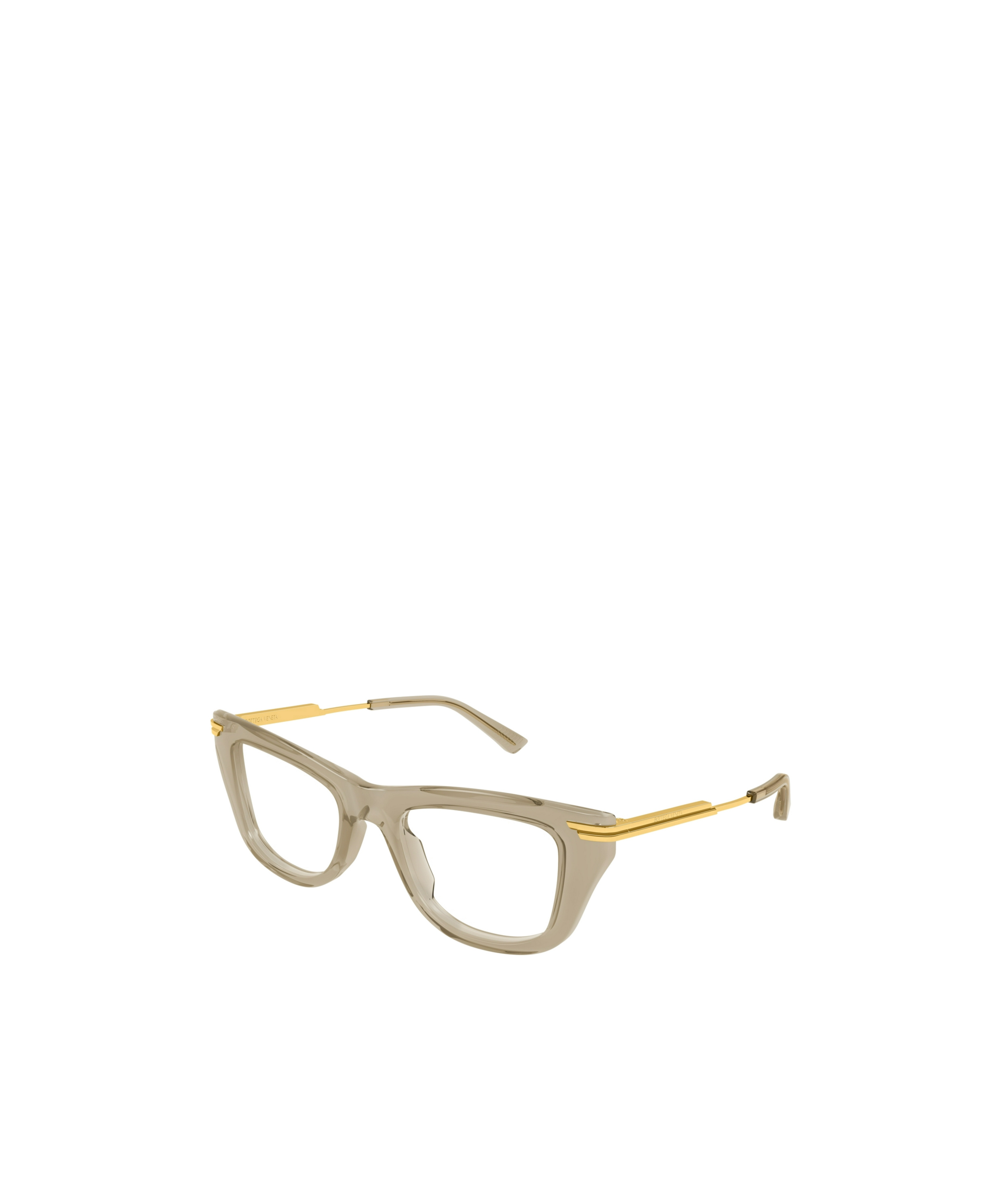 Bottega Veneta Full Frame Plain Mirror In Brown