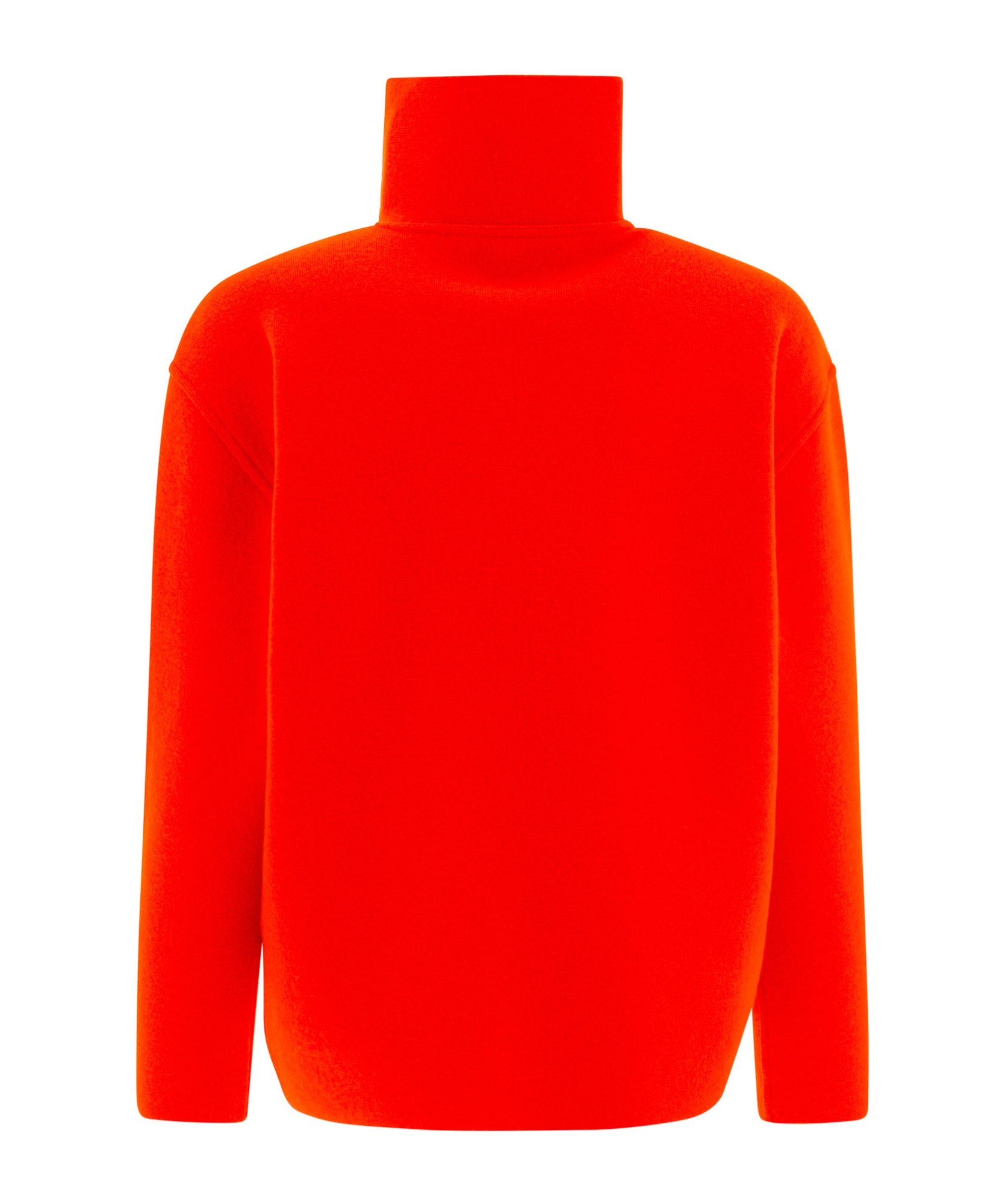 Auralee Bright Red Wool Milano Sweater In Red