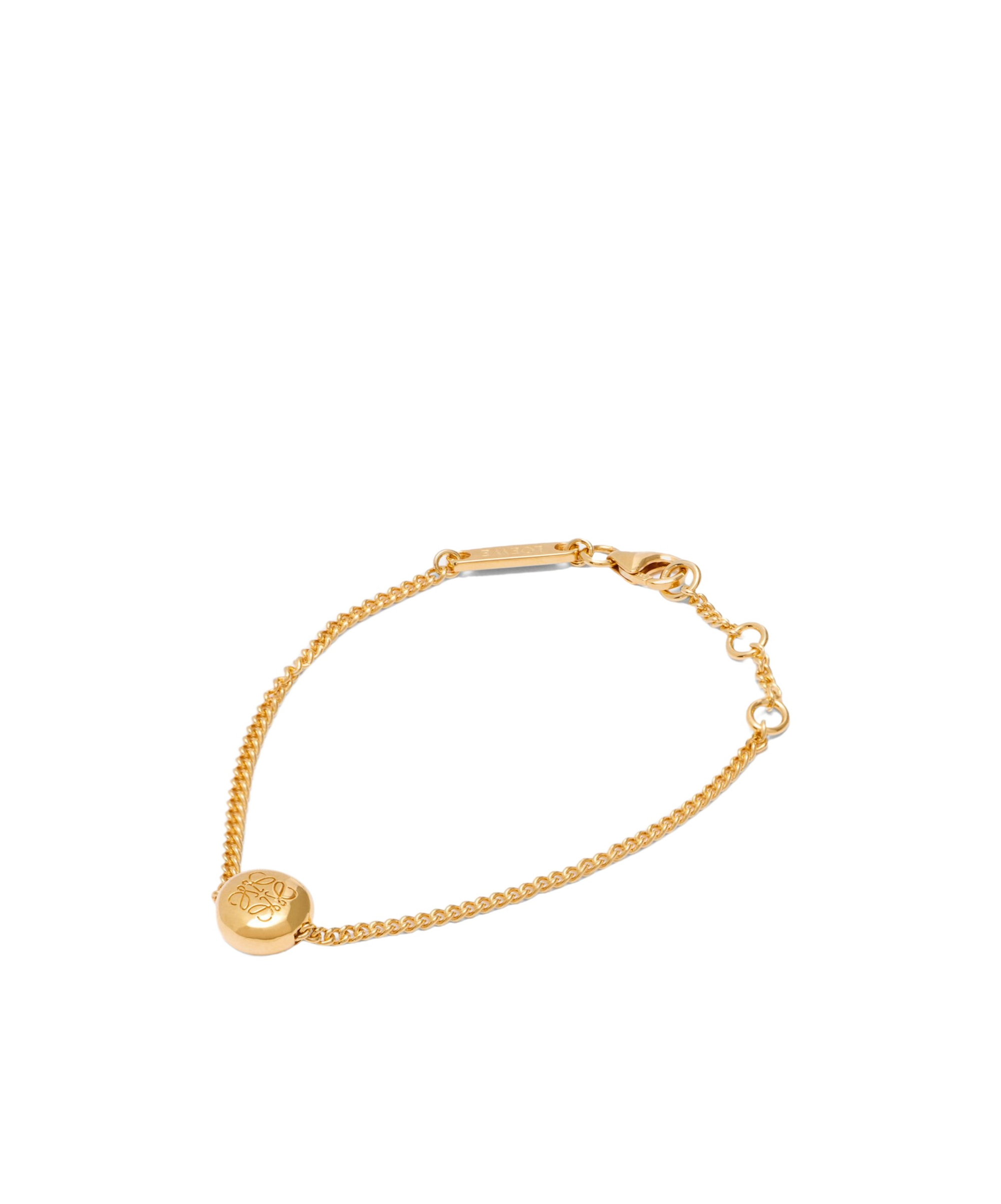 Loewe Pebble Bracelet In Sterling Silver In Gold
