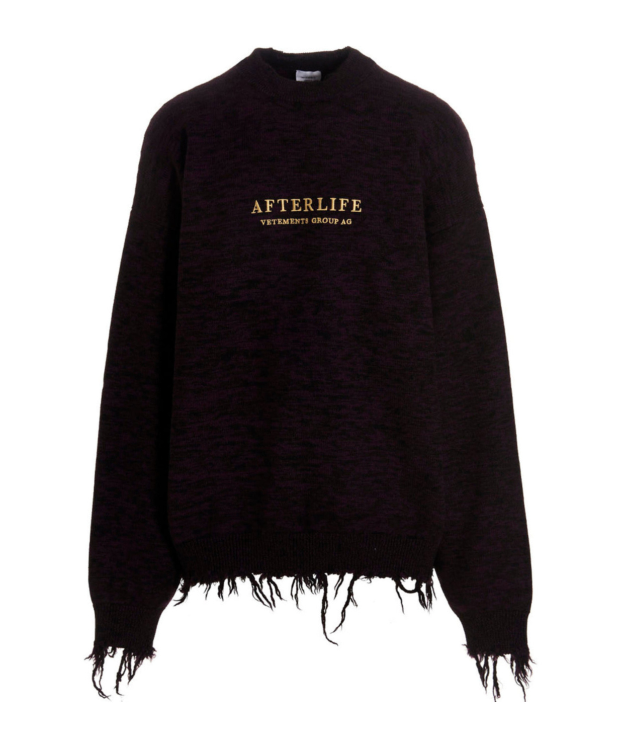 Vetements Long-sleeved Sweater In Purple