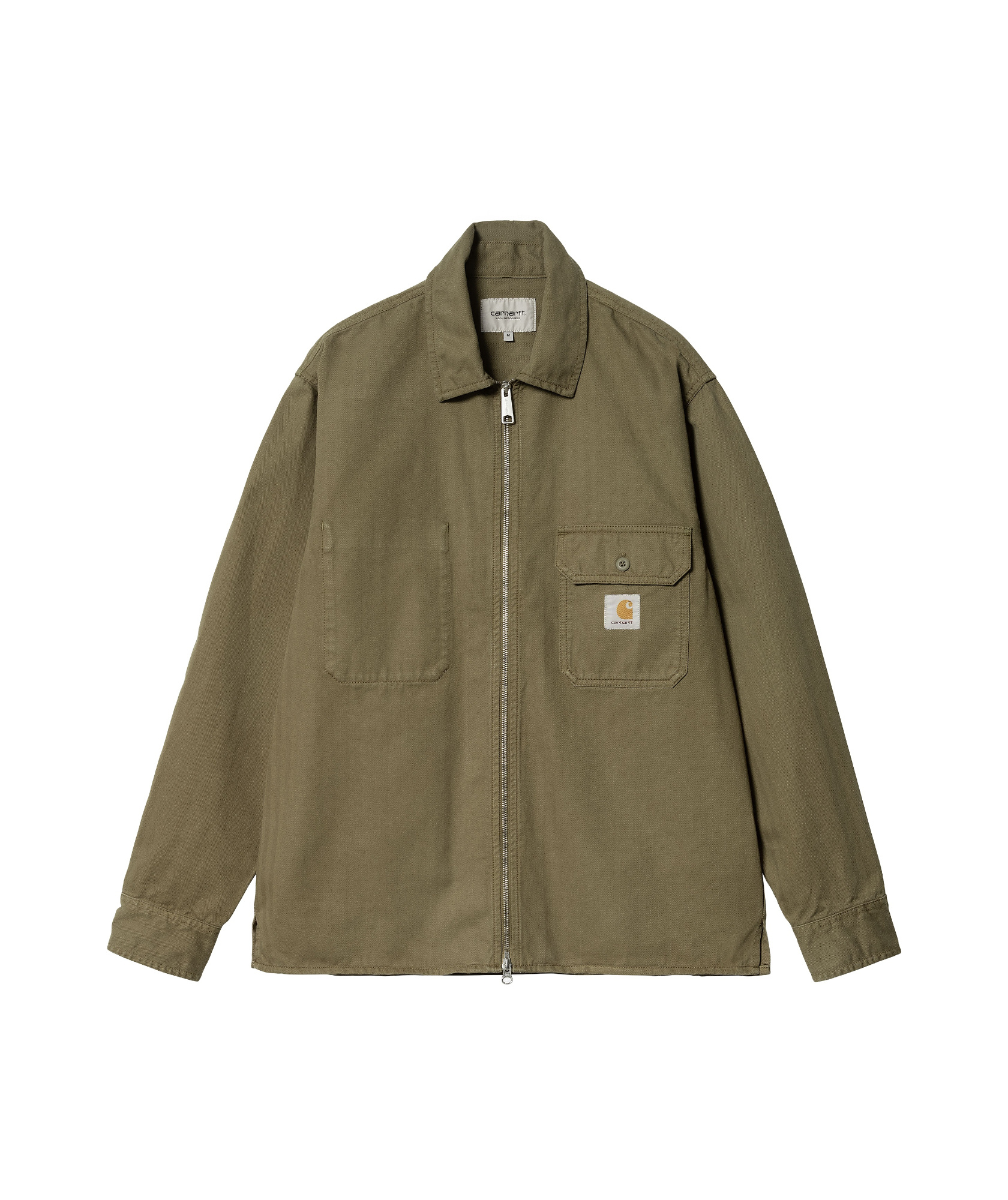 Carhartt Shirt Jacket With Logo In Green