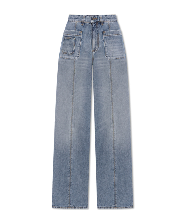 Blumarine Multi-pocket Jeans In Gray