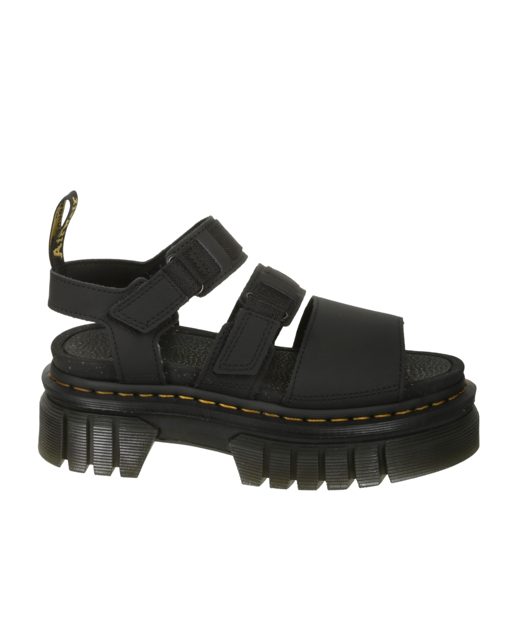 Dr. Martens' Open-toed Flat Sandals In Black