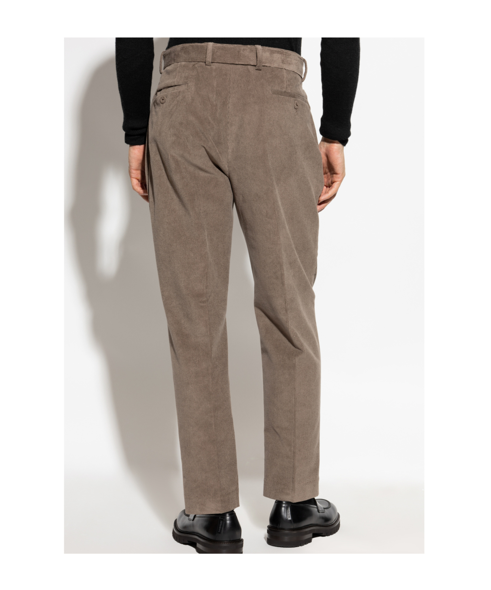 Officine Generale Corduroy Trousers In Brown