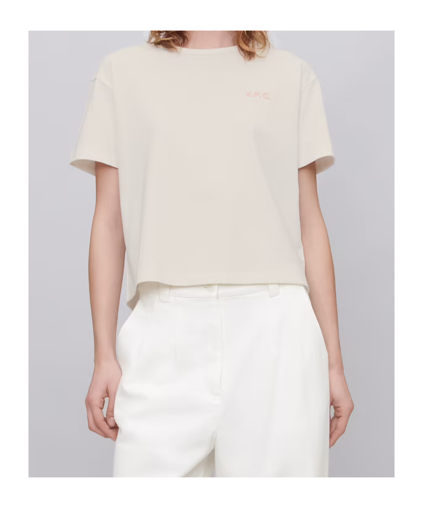 Apc Boxy Petit Vpc T-shirt In White