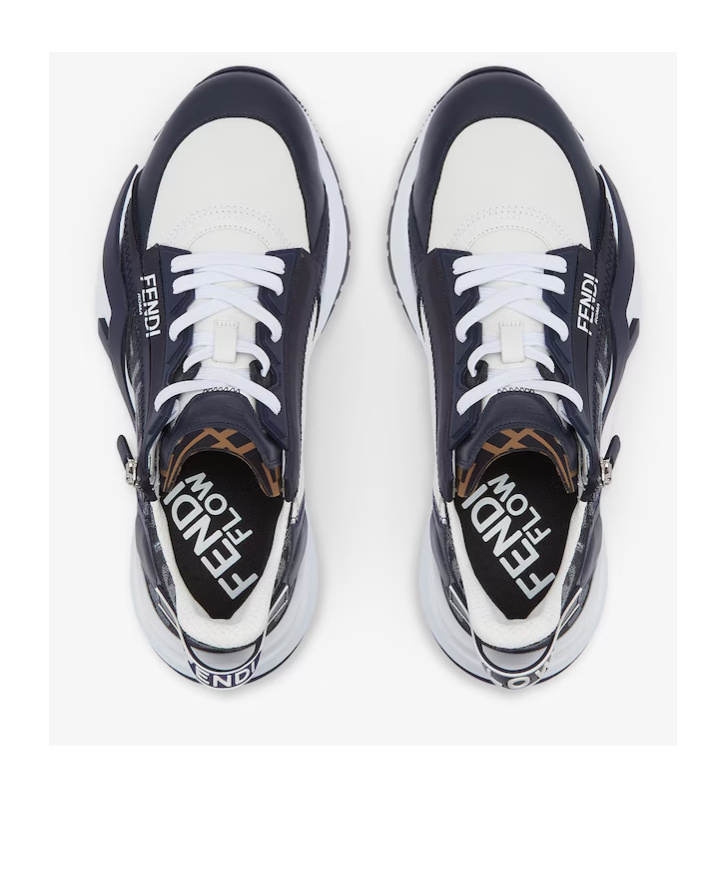 Fendi Mania Flow Runnning Sneakers In Black