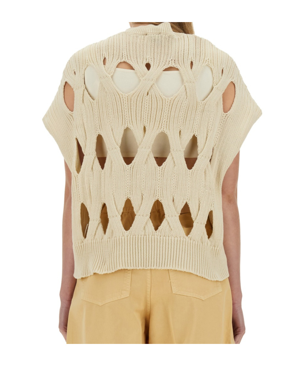 Alysi Springtime Jersey In Beige