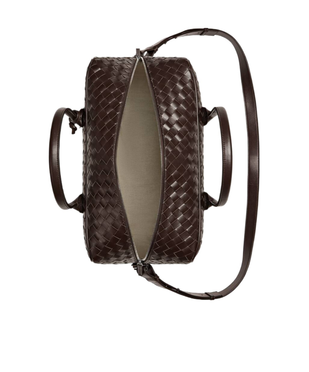 Bottega Veneta Getaway Weekender In Brown