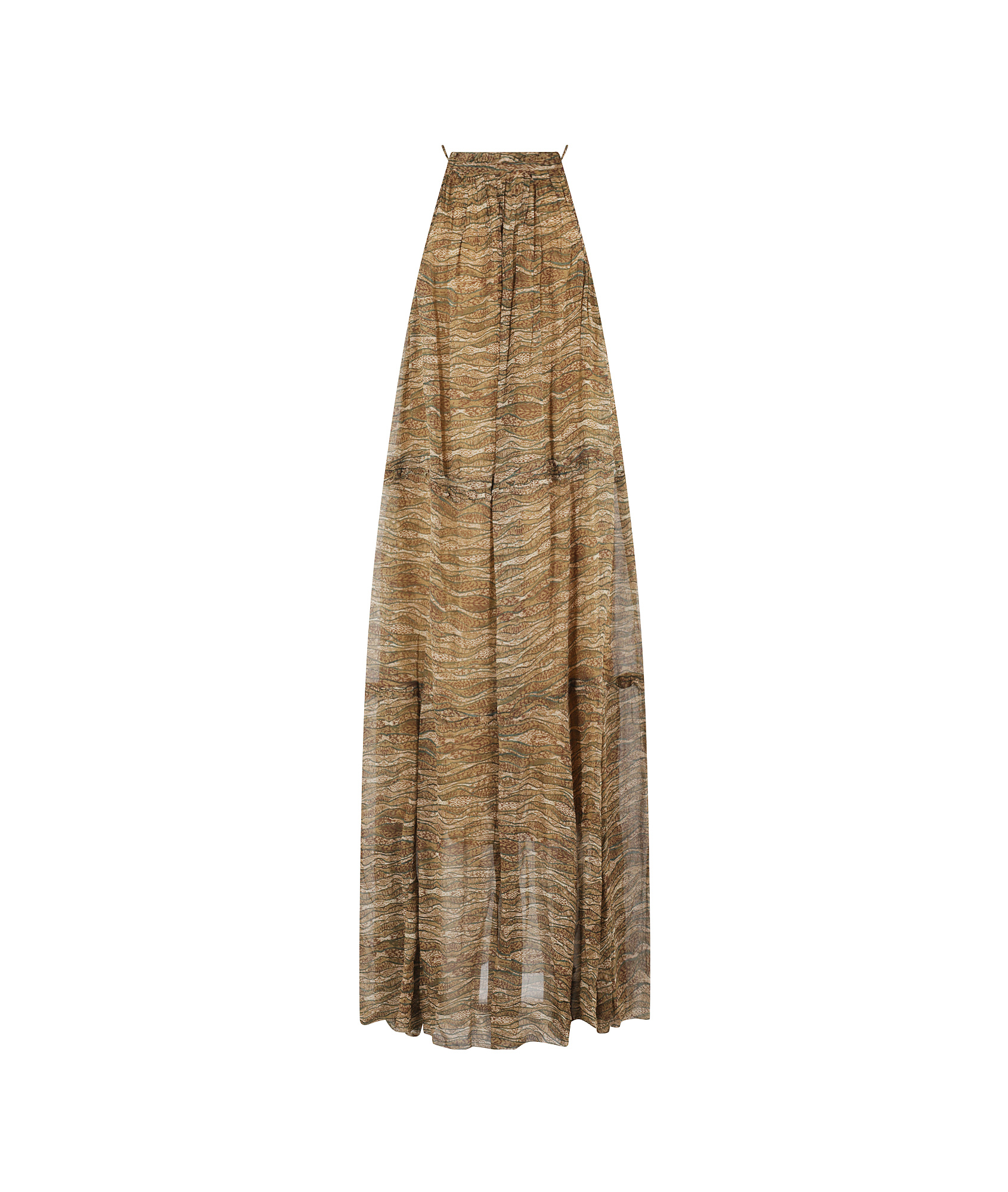 Shop Isabel Marant Étoile Alita Maxi Dress In Brown