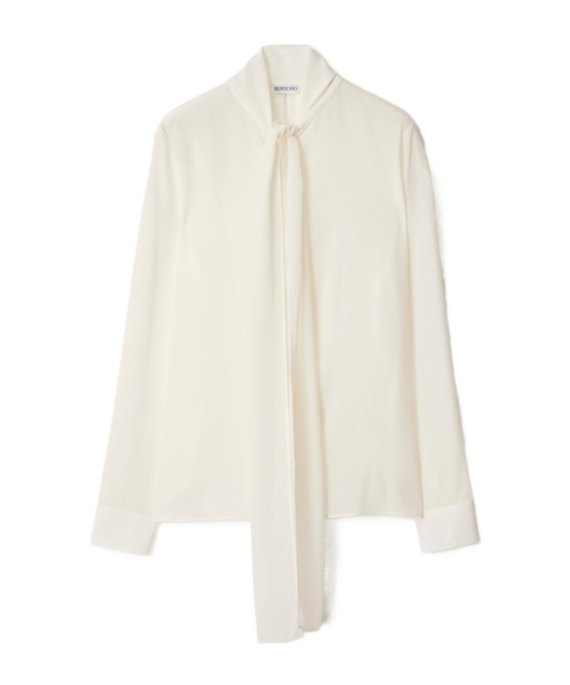 Burberry Silk Blouse In White