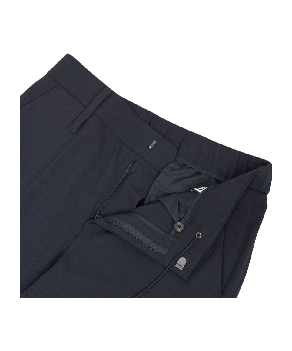 Wooyoungmi Belt Loop Casual Pants In Black