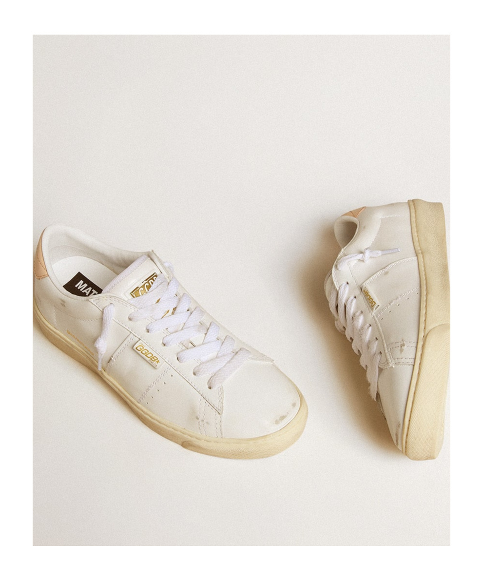 Golden Goose Lace-up Low-cut Casual Shoes In White