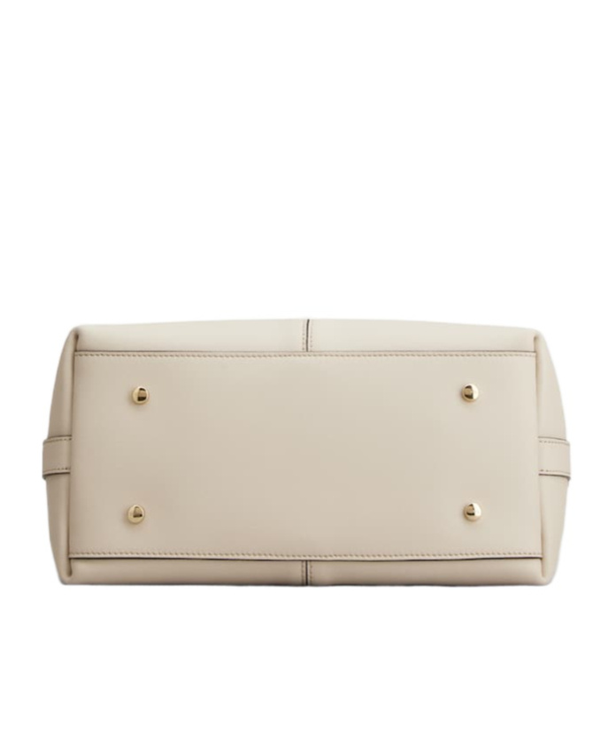 Tod's Small Hand-held Shopping Bag In Nude