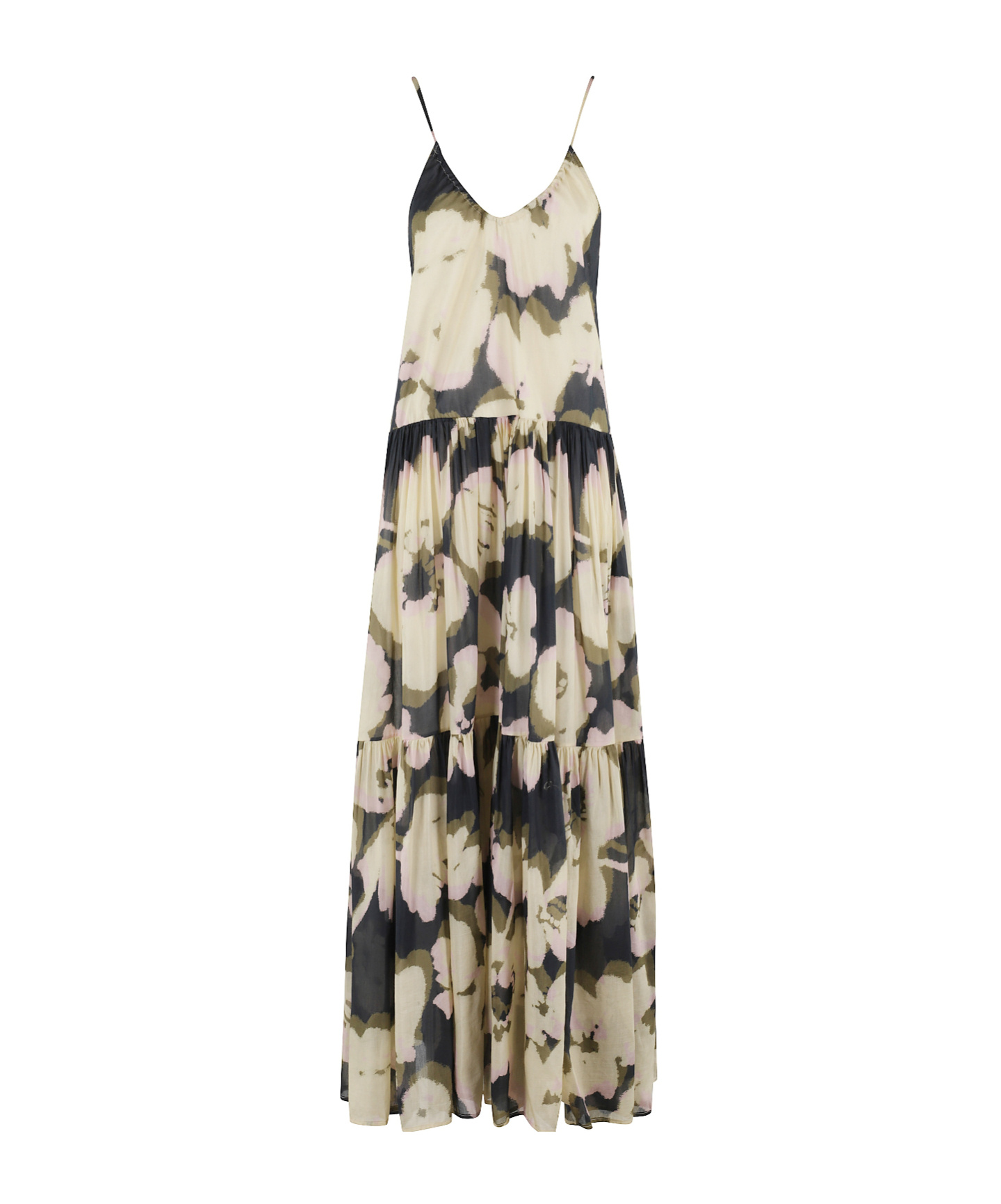 Roberto Collina Blue Cotton Silk Dresses