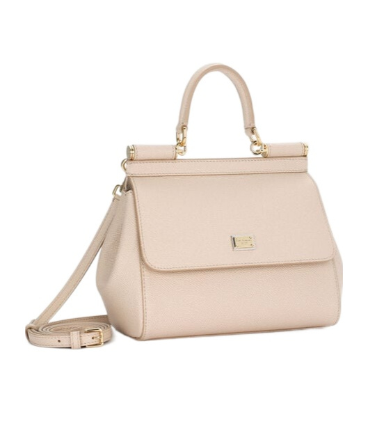 Dolce & Gabbana Medium Sicily Handbag In Nude