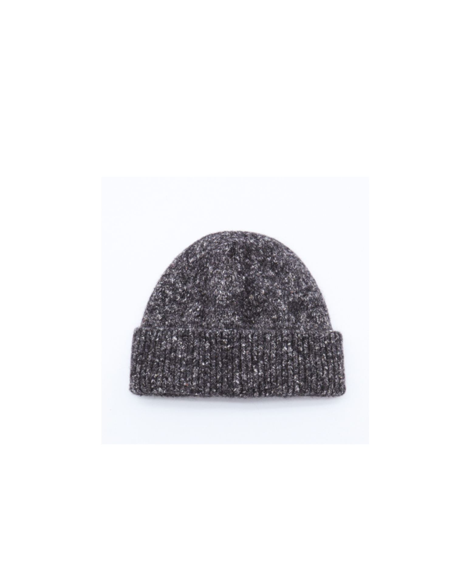 Brunello Cucinelli Cuffed Wool Hat In Black