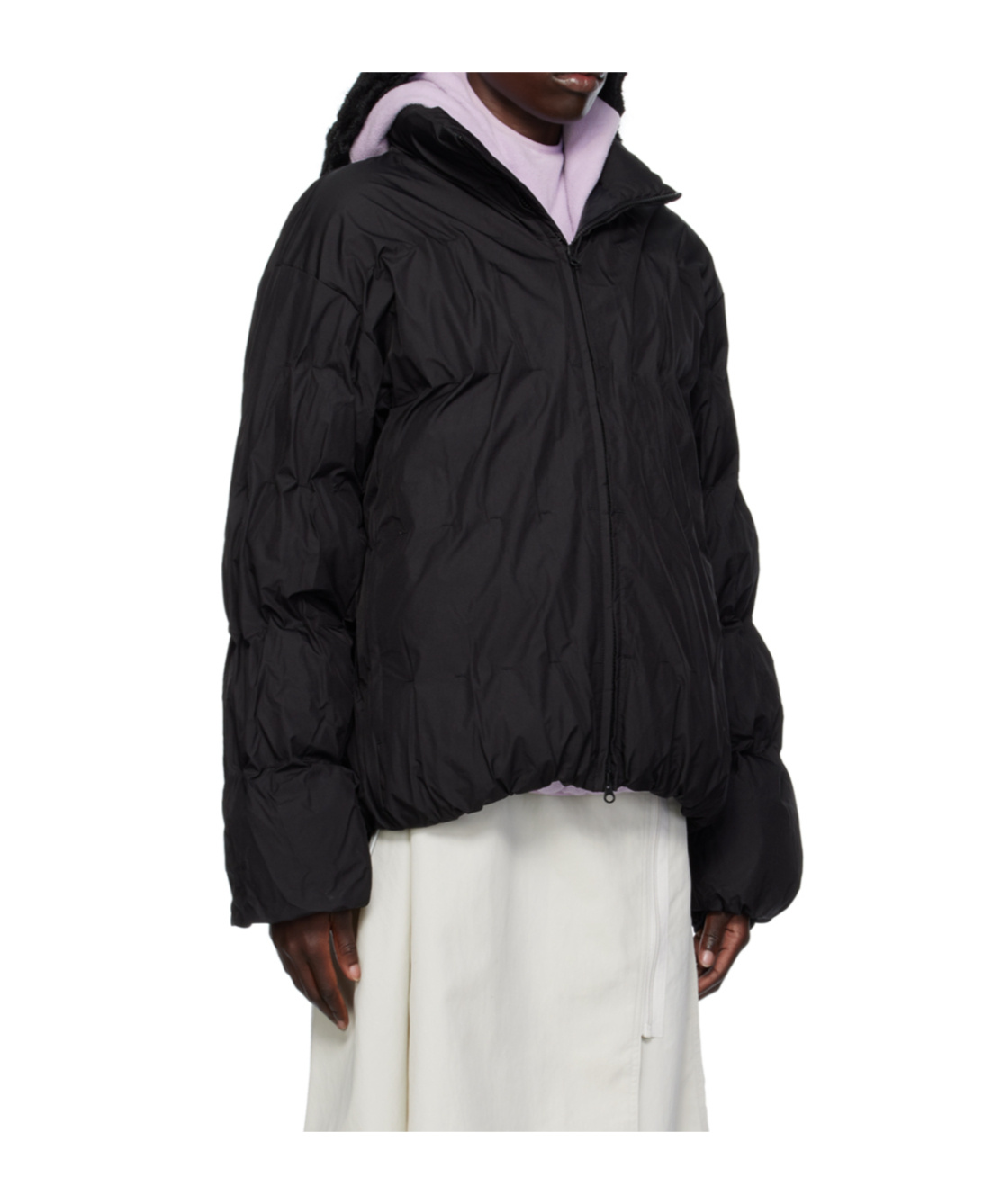 Post Archive Faction (paf) Ssense Exclusive Black Down Jacket In Black