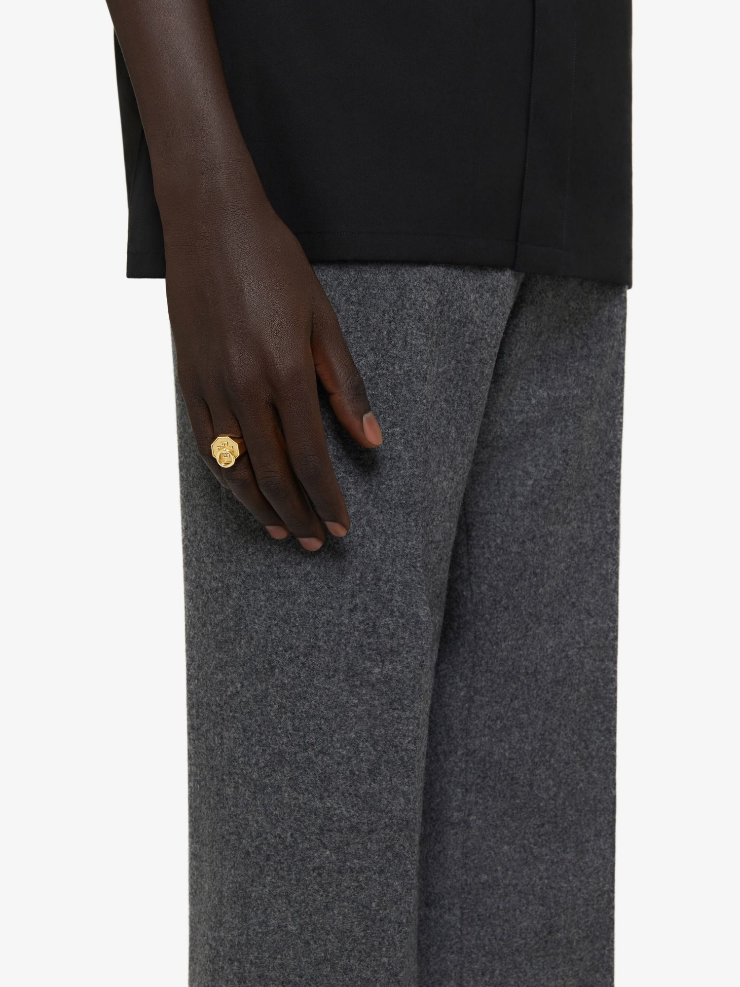 GIVENCHY CHARM RING IN METAL