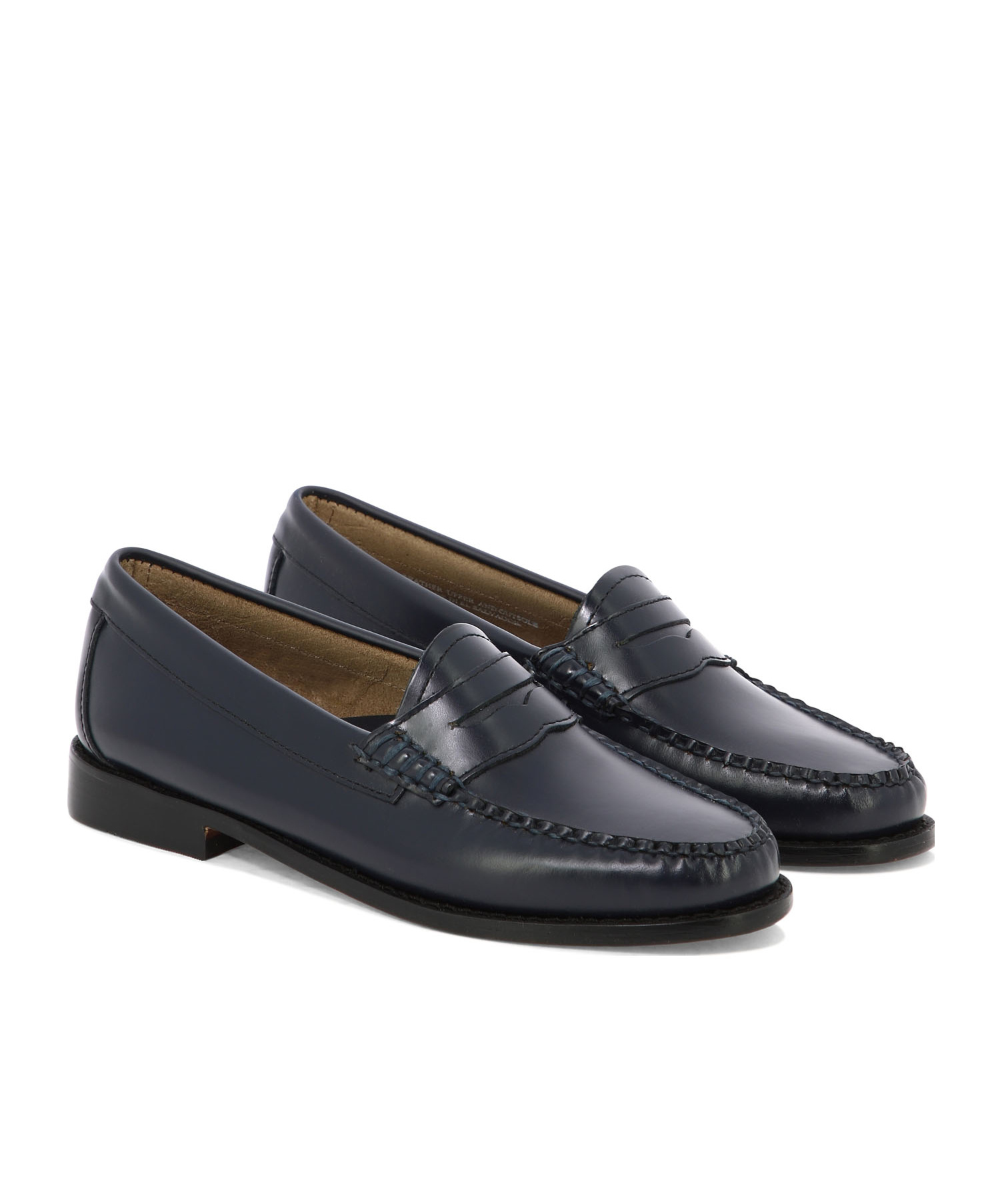 G.h. Bass & Co. Weejuns Penny Leather Loafers In Black