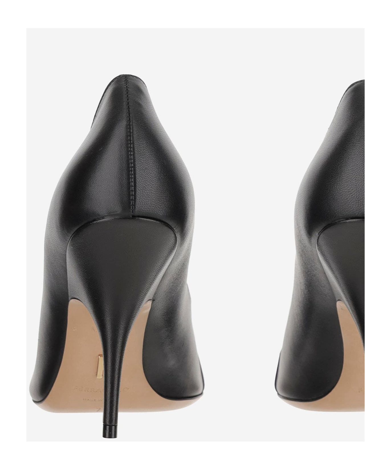 Ferragamo Pointed Toe High Heels In Black