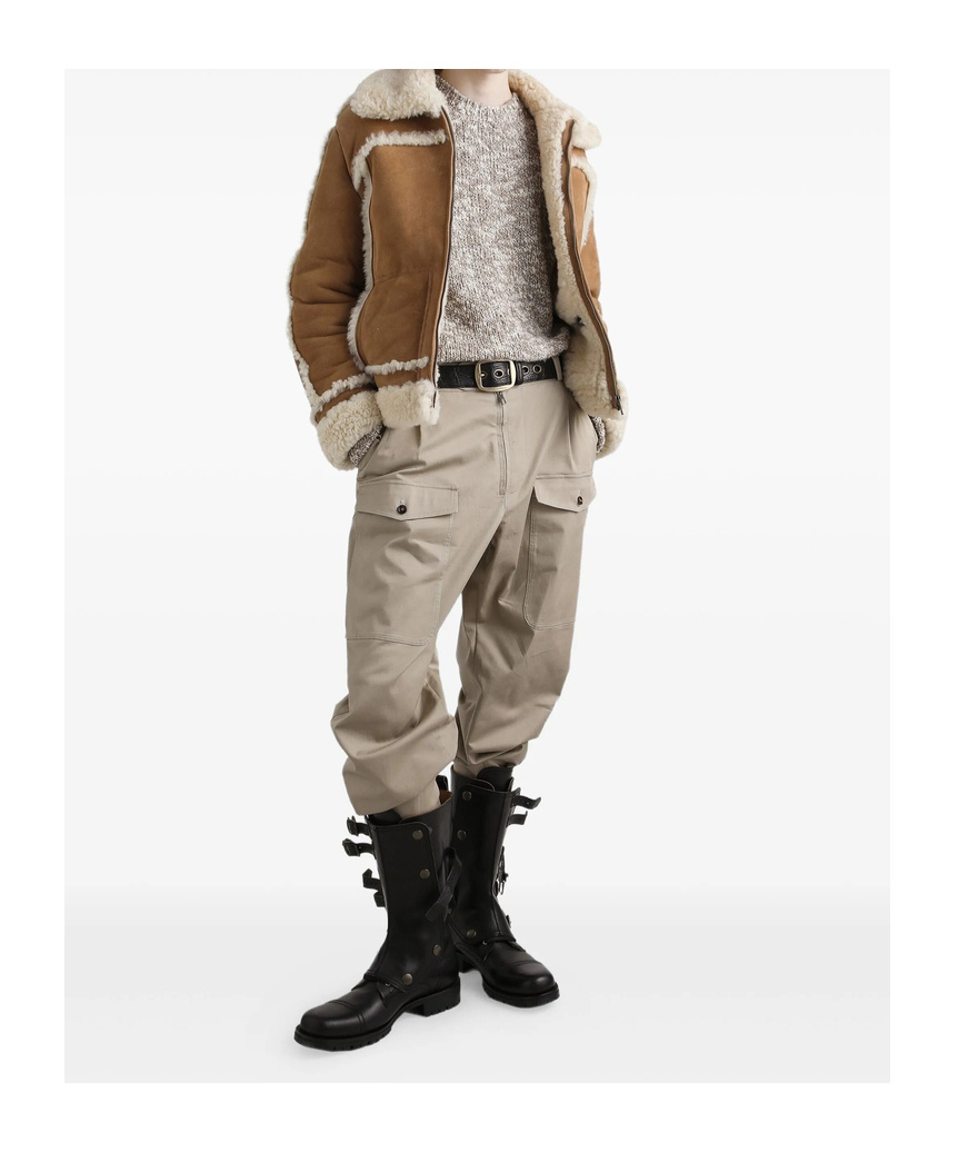 Dolce & Gabbana Fine-gauge Wool Crew Neck Pullover In Neutral