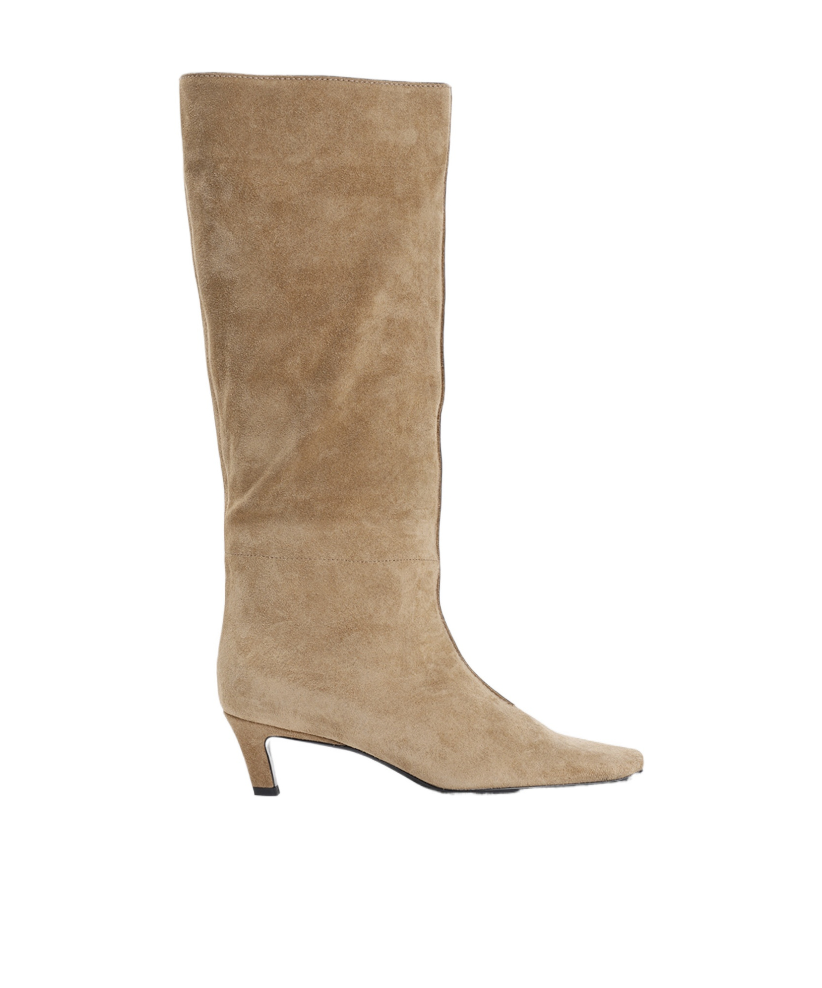 Totême The Wide Shaft Boots In Beige