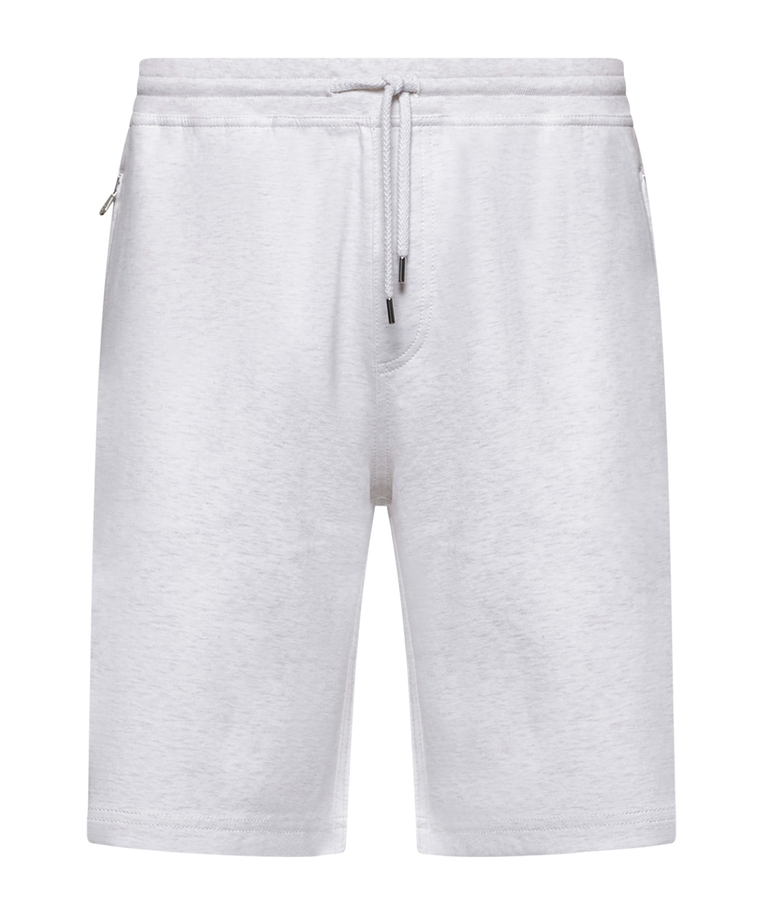 Brunello Cucinelli Elasticated-drawstring Waist Shorts In White