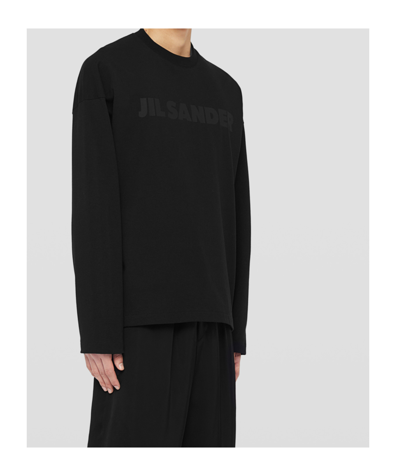 Jil Sander Logo-print T-shirt In Black