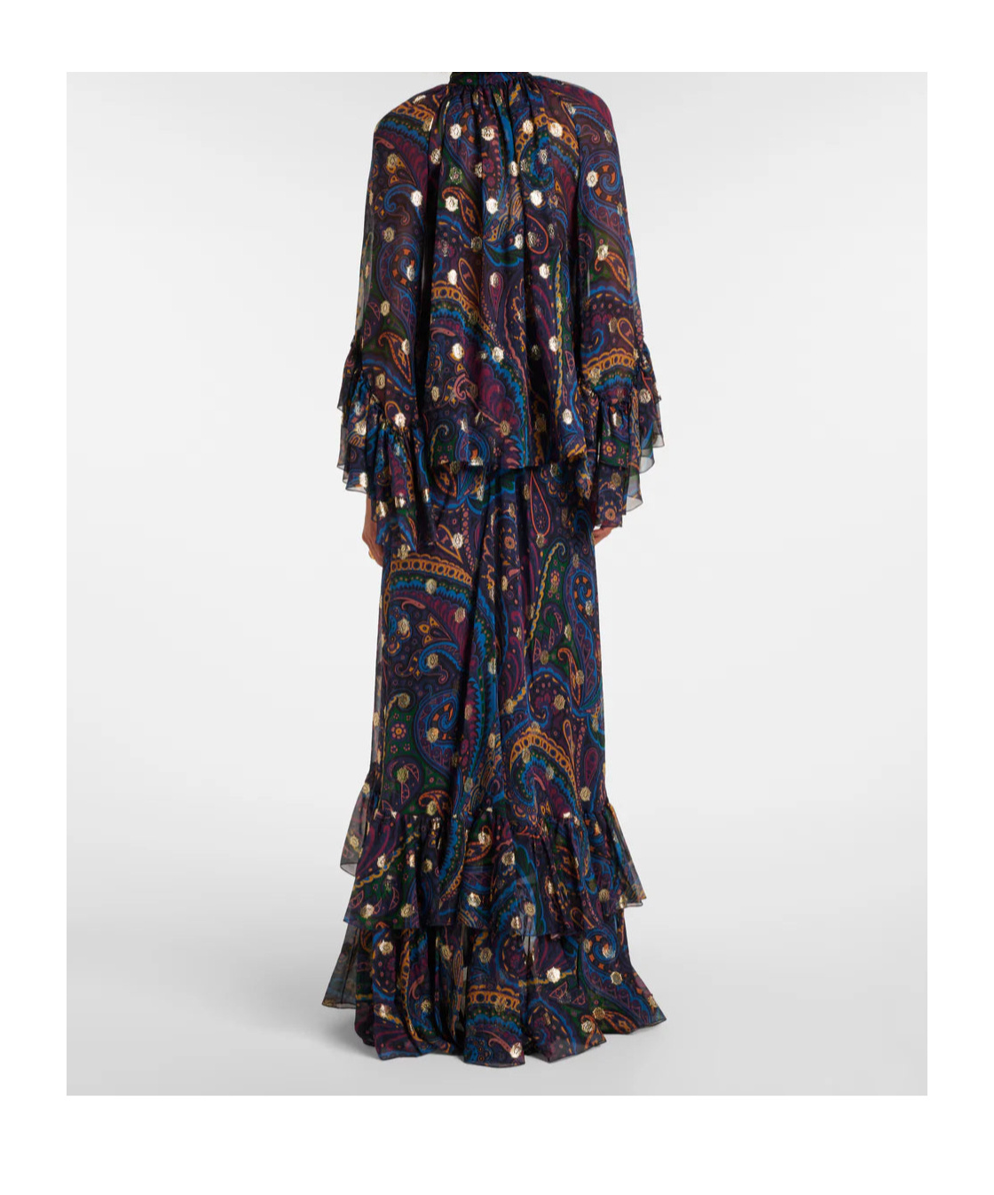 Etro Paisley Silk Shirt In Multi