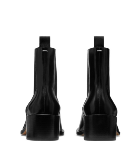 Maison Margiela Tabi City Ankle Boots In Black