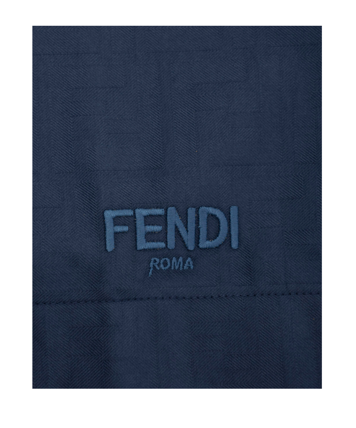 Fendi Elastic Waist Shorts In Blue