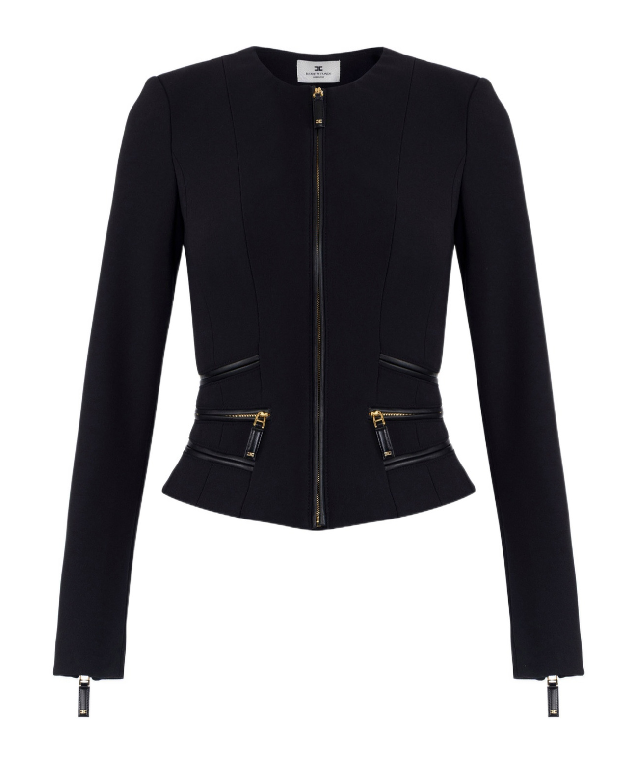 Elisabetta Franchi Jacket In Black