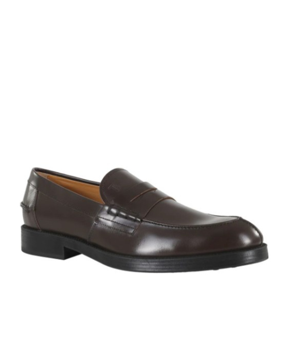 Tod's Logo Embossed Slip-on Loafers In Black
