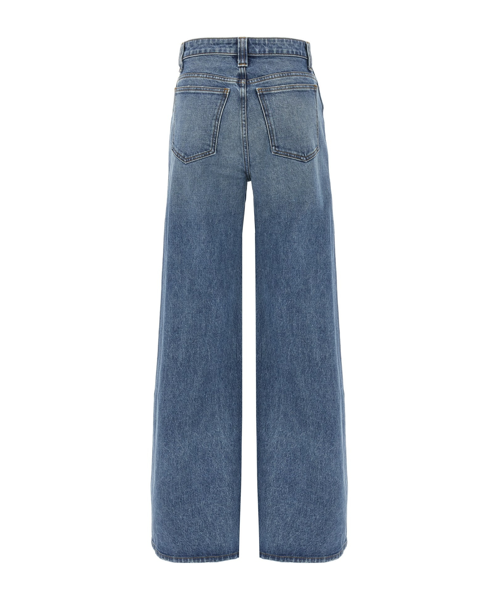 KHAITE BELT LOOP DENIM TROUSERS