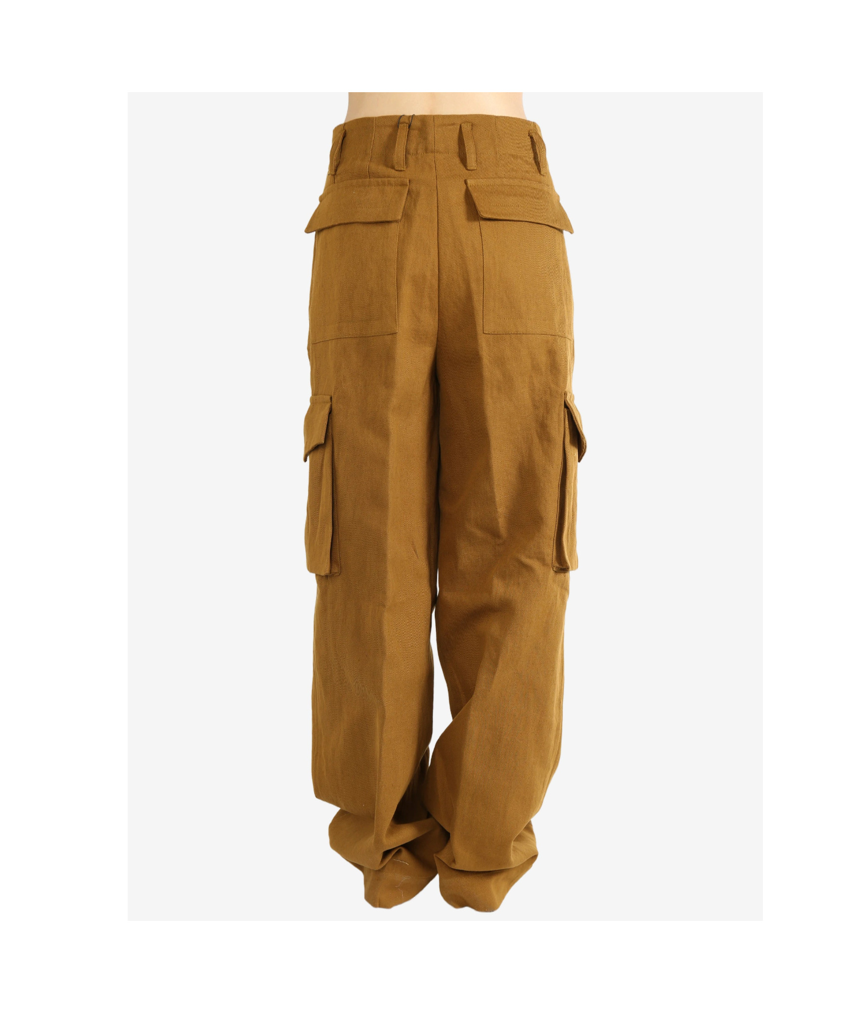 Dries Van Noten Work Casual Pants In Brown