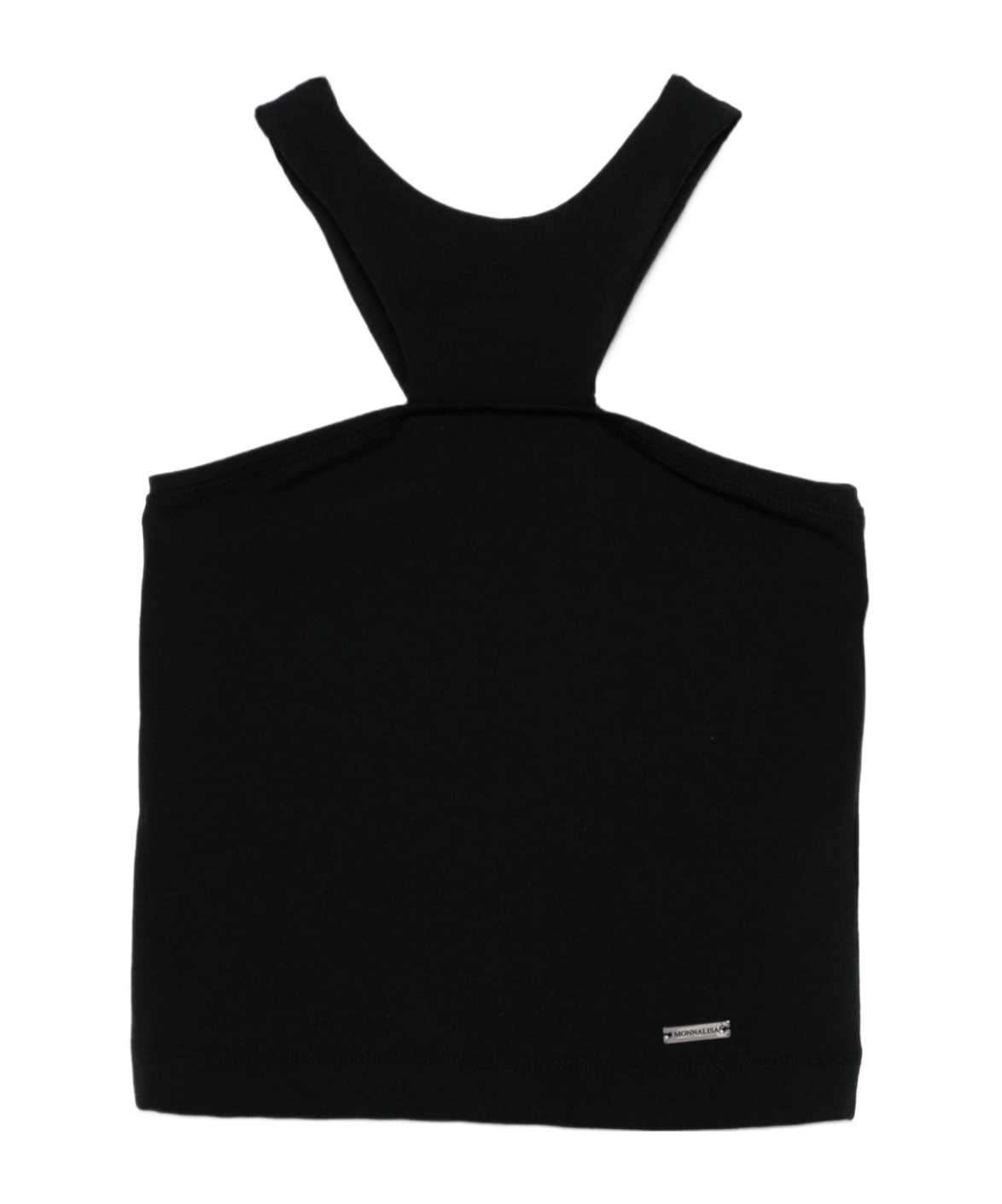 Monnalisa Lightweight-jersey Top In Black