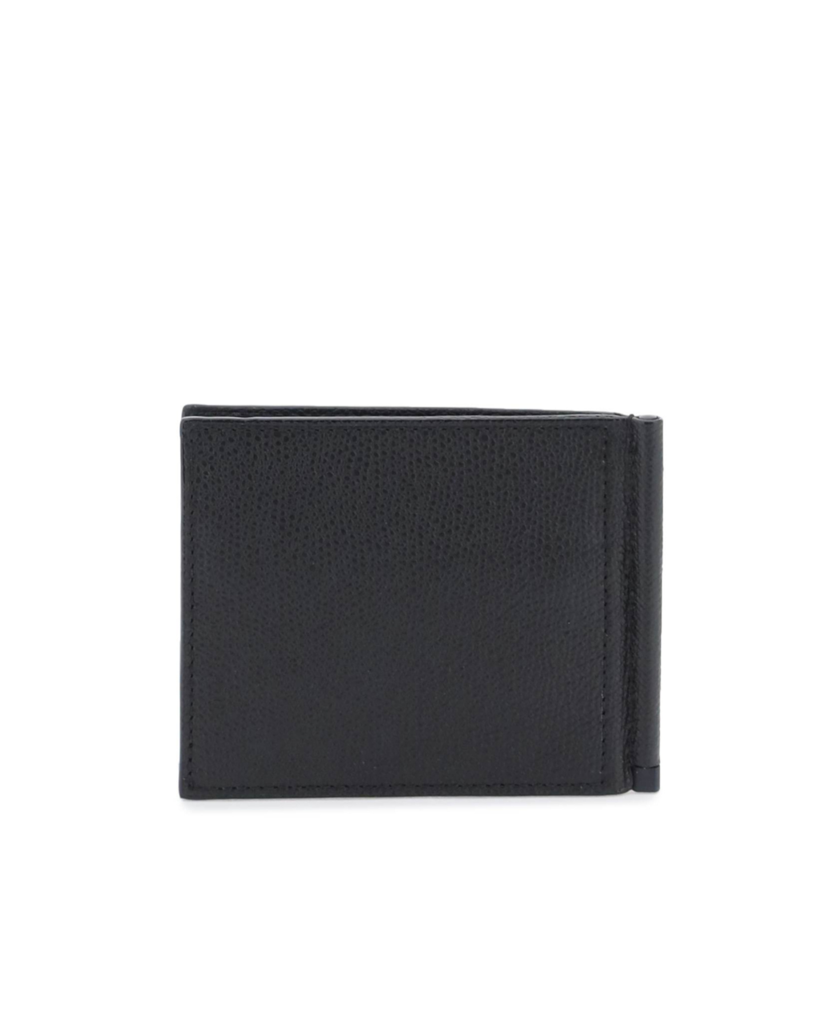 Valextra Compact Grip Wallet In Black